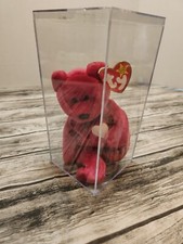 TY Beanie Baby 1999 Valentina Bear With Case