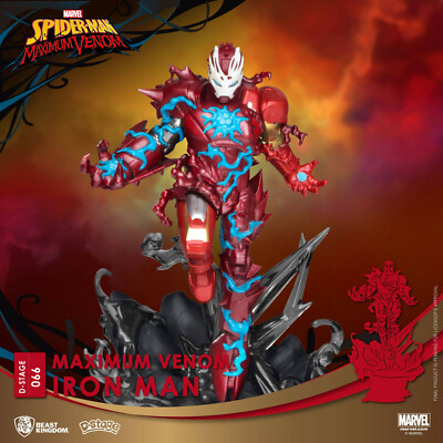 Marvel Comics D-Stage PVC Diorama Maximum Venom Iron Man 16 cm