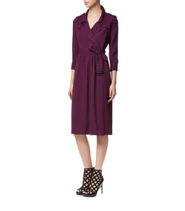 burberry purple dress