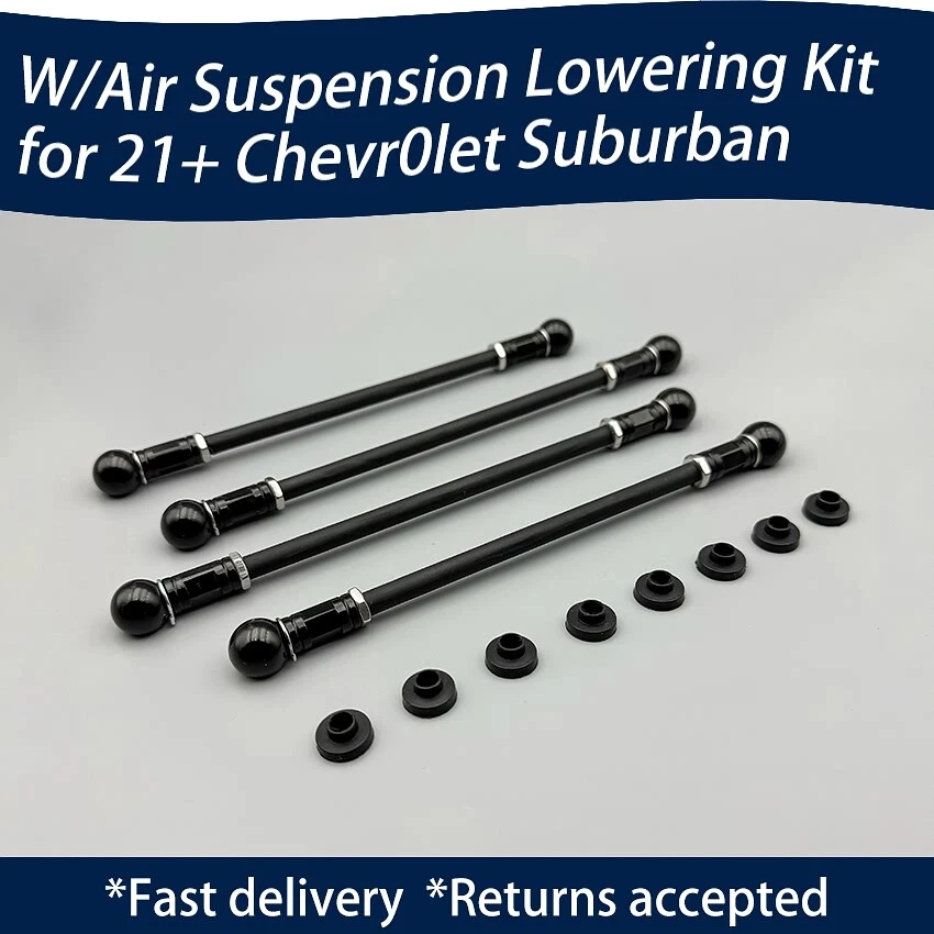 💥Kit de eslabones descensores de suspensión neumática ajustable para Chevrolet Suburban 21+ Foto 2 de 3