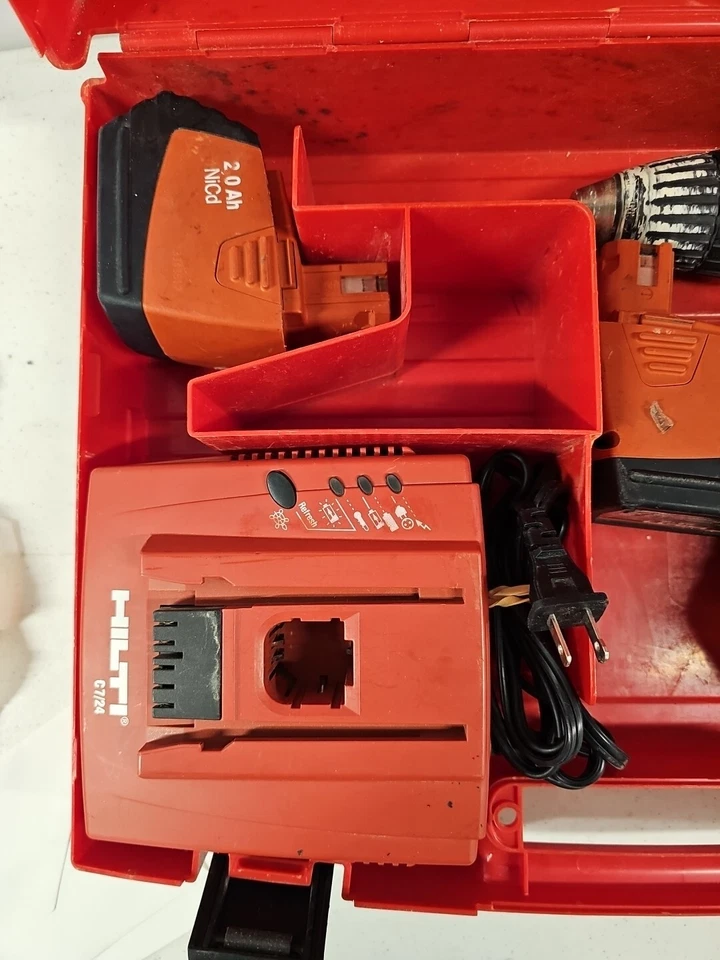 Kit de Taladro Inalámbrico Hilti SF 151-A con 3 Cargador de Batería Estuche Manual Funciona. V Foto 3 de 4