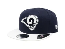 New Era 9Fifty Men Women Cap Los Angeles Rams Baycik Snapback Navy Blue Hat