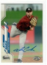 ALEC MARSH 2020 Topps Pro Debut Baseball AUTO RC PD-39 KANSAS CITY ROYALS