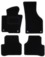 Schwarze Velours-Fußmatten für: Volkswagen Passat B7 (2010-2014)