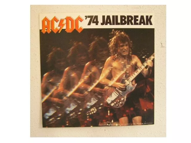 AC/DC - Jailbreak 1974  Rock music, Rock band posters, Band posters