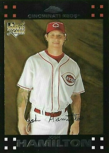 2007 TOPPS CHROME 287 JOSH HAMILTON ROOKIE CARD Cincinnati Reds EBay