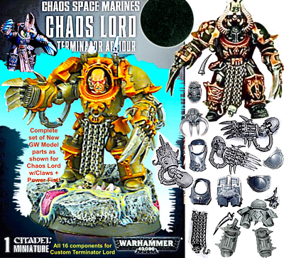 CHAOS TERMINATOR SORCEROR-LORD+CLAWS~SPACE MARINES=Games Workshop