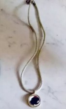 RAR!Le Club Des Créateurs De Beaute Paris Halskette m.Anhänger echter Mondstein