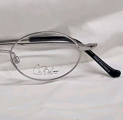 CW Bliss Signature Collection CWB17 Silver Full Rim Eyeglass Frame 43/21/145