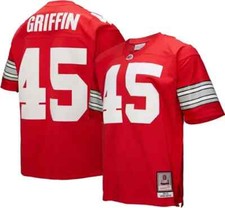 Ohio State Buckeyes Archie Griffin Mitchell & Ness Scarlet 1974/75 Legacy Jersey