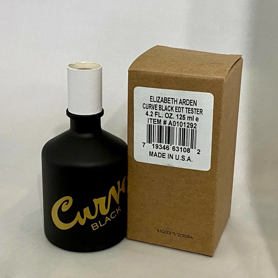 Curve Black Elizabeth Arden para hombre 4,2 oz / 125 ml spray de colonia, caja de prueba Foto 3 de 3