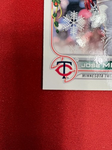 2022 Topps HOLIDAY Jose Miranda ROOKIE Card #HW52 Twins - Picture 5 of 6