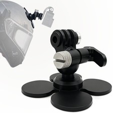 Helmet Mount for Insta360 with 17mm Ball Adapter, 4Leaf Flexible Adhesive Mou...