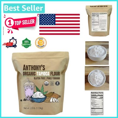 Versatile 2.5 lb Organic Tapioca Flour   Gluten Free,  Cooking Essential