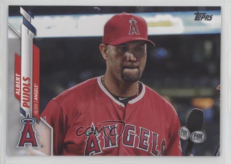2020 Topps Update SP Photo Variation Albert Pujols (Red Jersey) #U-267 0ob4