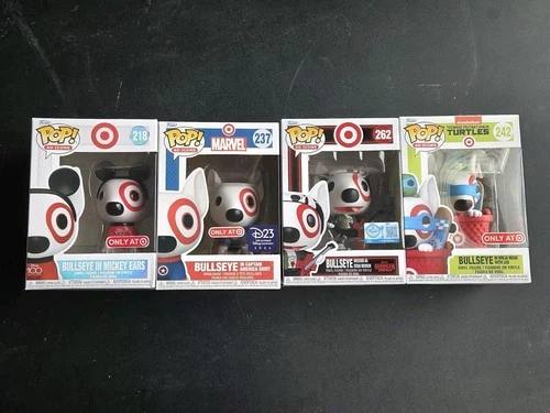 Funko Pop! Vinyl: Bullseye Target Exclusive Ad Icons Set of 4 Figures