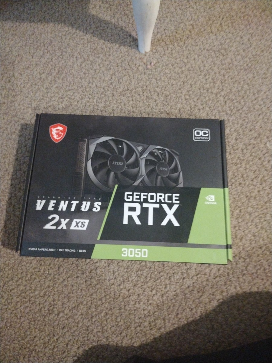 MSI GeForce RTX 3050 VENTUS 2X OC 8GB GDDR6 Graphics Card for sale