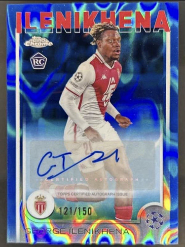 Topps 2024-25 Chrome UEFA George Ilenikhena RC Auto #CA-GI /150