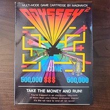 Magnavox Odyssey 2 Take The Money and Run Complete In Box with Manual Tested