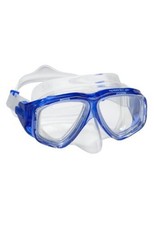 Unisex-Adult Swim Snorkel Dive Mask Anti-Fog with Nose Cover One Size M Blue