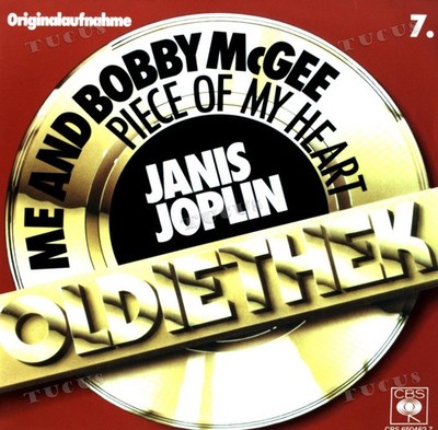Janis Joplin - Me And Bobby McGee / Piece Of My Heart 7'' (VG) ..*