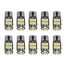 10Pcs W5W T10 LED Bulbs 4014 26SMD Car Interior Dome Roof Lamp License7251