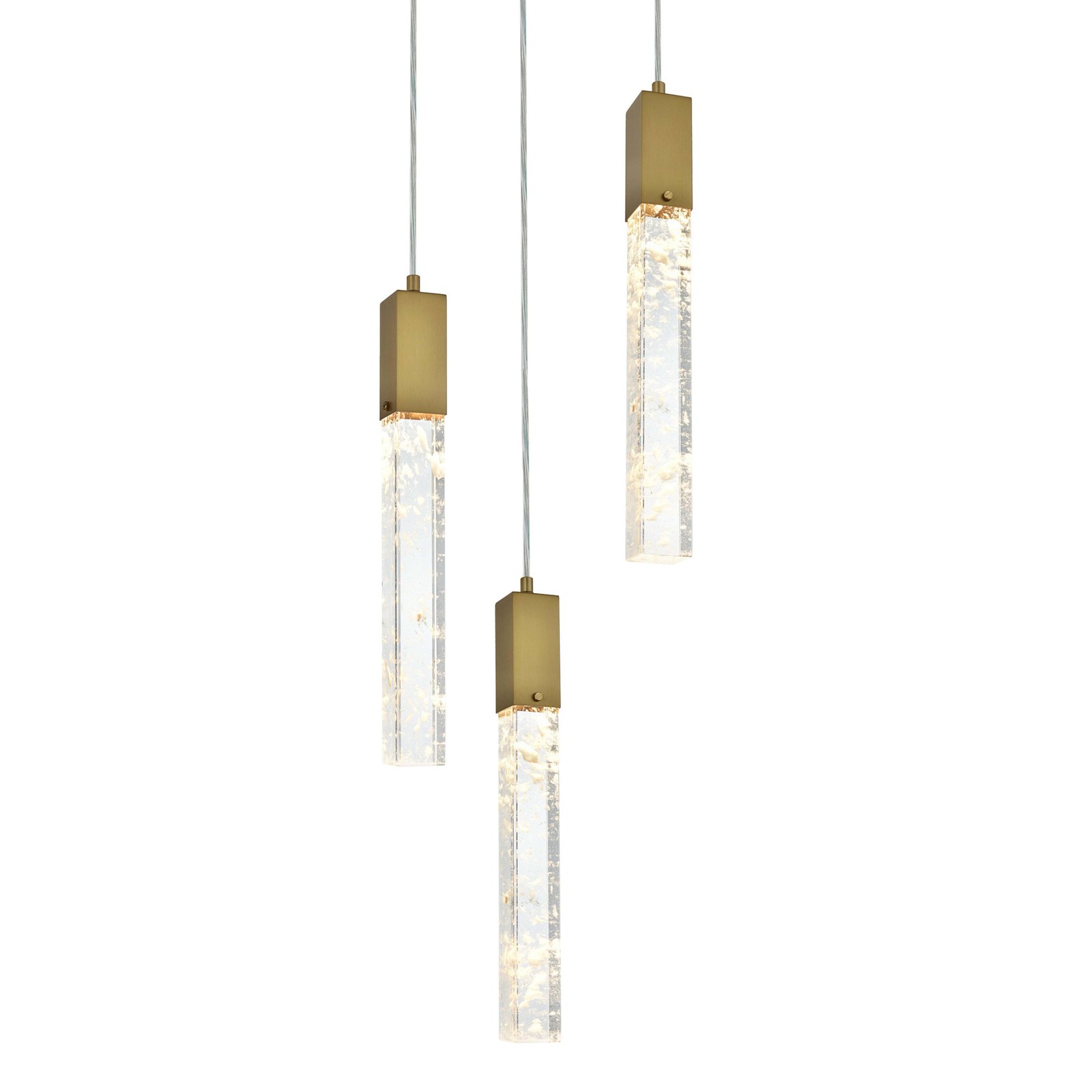 Elegant Gold Aurora 16W Crystal Chandelier Lighting 2089D16