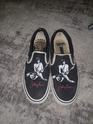 Vans Classic Johnny Ramone  Slip-On DS  2007 Release Pre-owned Size US 13