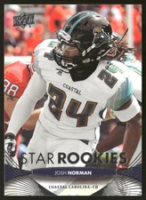Josh Norman 2012 Upper Deck #236 - Coastal Carolina Chanticleers