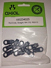 Axial RC AX1234025 Rod Ends Straight M4 10 pcs RBX10 Ryft