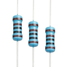 100pcs 1K ohm Resistor 1W, 1 Watt 1 Tolerance Metal Film Fixed Resistor,