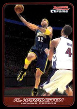 2006-07 Bowman Chrome #13 Al Harrington Indiana Pacers