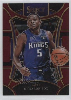 2023-24 Panini Select Mezzanine Level Maroon Prizm 36/175 De'Aaron Fox #352 6k2