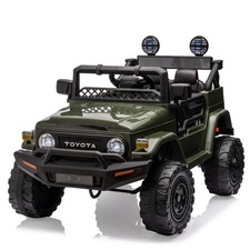 Licensed Toyota 12V Ride-On Truck Battery Powered Electric Car for Kids Remote