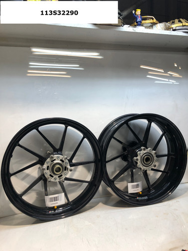SUZUKI GSXR 600 750 GALESPEED FORGED ALU WHEEL SET FRONT & REAR LOT113 113S32290