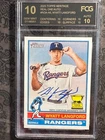 2025 TOPPS HERITAGE WYATT LANGFORD REAL ONES AUTO FCG GEM MINT 10 W/ 10 AUTO