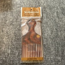 Vintage Tortoise Collection Hair Comb Scalpmaster Jumbo Pik Styler SC-T1 NEW