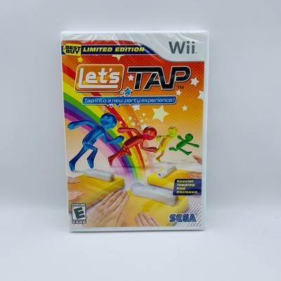 Let's Tap (Nintendo Wii, 2009) Best Buy Limited Edition NEW SEALED