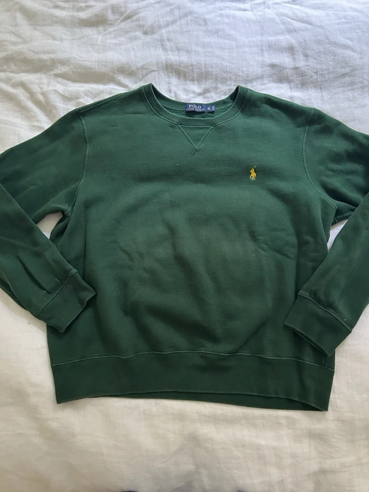 SUDADERA MUJER RALPH LAUREN VERDE XL Foto 3 de 4