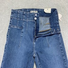 We The Free Jayde High Rise Flare Leg Jeans Women Size 28x32 Denim Free People