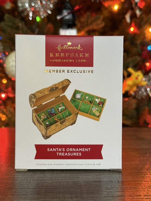 2023 Santa’s Ornament Treasures - Keepsake Ornament Club Exclusive - NIB
