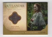 Lotte Verbeek as Geillis Duncan Outlander Season 5 Wardrobe Relic Card M32 /199