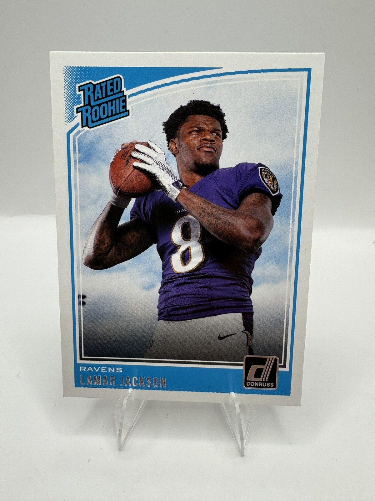 2018 Panini Donruss - Rated Rookie Lamar Jackson #317 (RC)