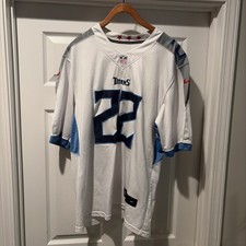 Size L  Authentic Nike Derrick Henry #22 Tennessee Titans NFL Football Jersey