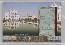 2022 Upper Deck Goodwin Champions World Traveler Map Relics Lucknow India 7i2