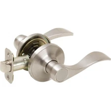 Shield Security Wave Passage Lever Door Handle Satin Nickel 913832 Free US Ship