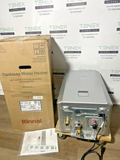 Rinnai RE199iN Indoor Tankless Water Heater 199k BTU Natural Gas (A-2 #1454)