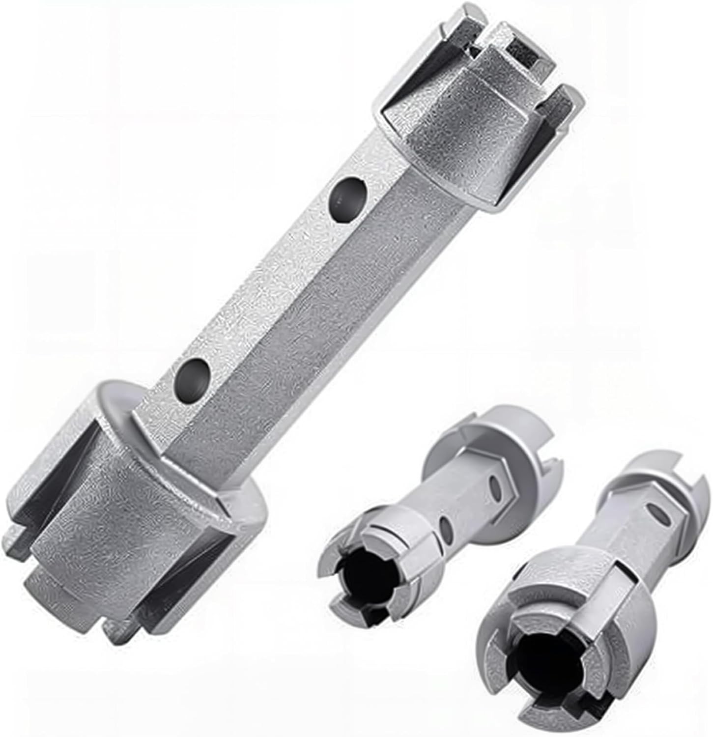 Tub Drain Remover & Basin Wrench, Dual Ended Ratchet Wrench Use to Install and R