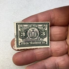 USED Vtg. US Stamps Revenue $3 State of New York Stock Transfer Tax Stamp. DEAL!