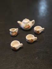 Vintage Minutare 5 Pc Tea Set Floral Pattern